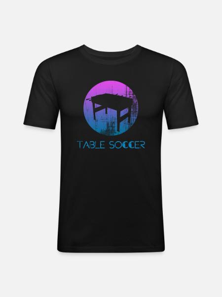botteur - T-shirt près du corps Homme - noir