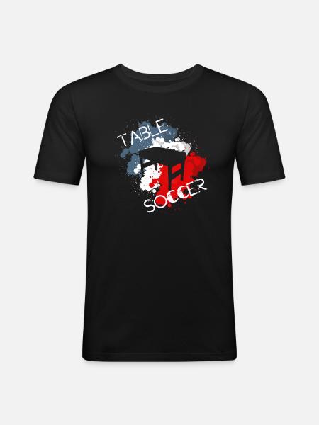 botteur - T-shirt près du corps Homme - noir