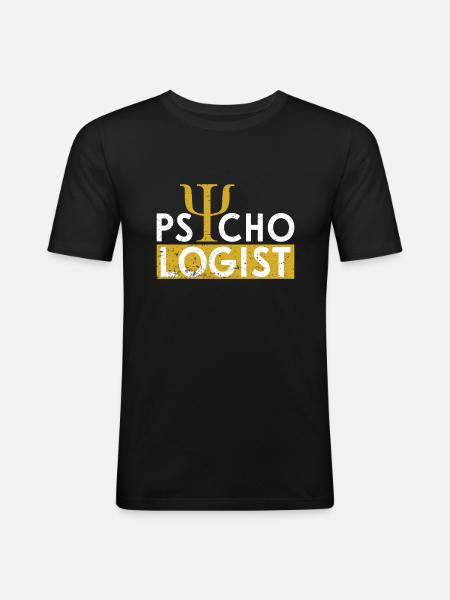 Psychologist - Men's Slim Fit T-Shirt - black
