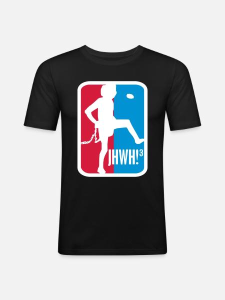 Jehova! Jehova! Jehova! - Männer Slim Fit T-Shirt - Schwarz