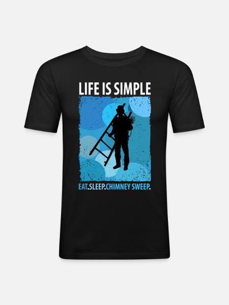 Ramoneur Ramoneur - T-shirt près du corps Homme - noir