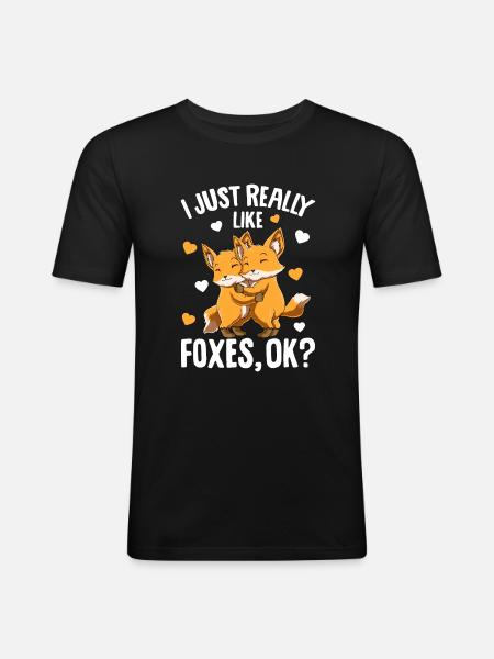 Fox Children - Men's Slim Fit T-Shirt - black