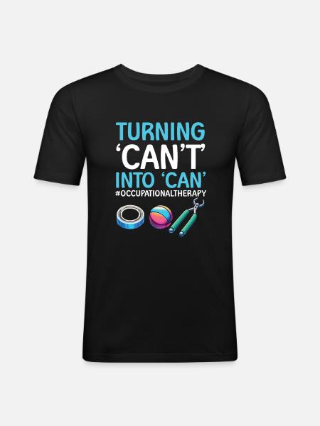 Occupational Therapist Occupational Therapy - Men's Slim Fit T-Shirt - black