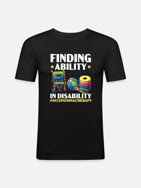 Occupational Therapist Occupational Therapy - Men's Slim Fit T-Shirt - black