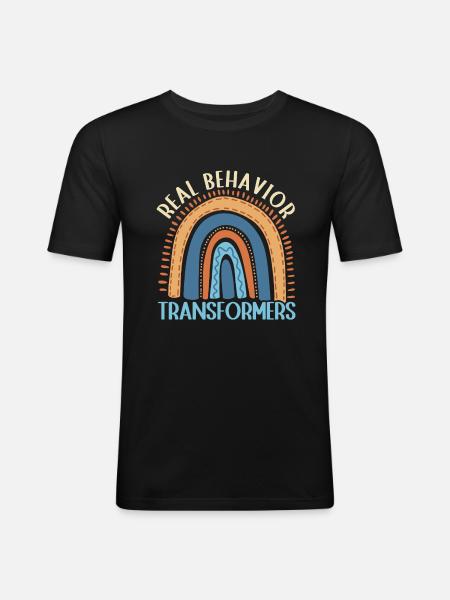 RBT therapist, behavioral psychologist - Men's Slim Fit T-Shirt - black