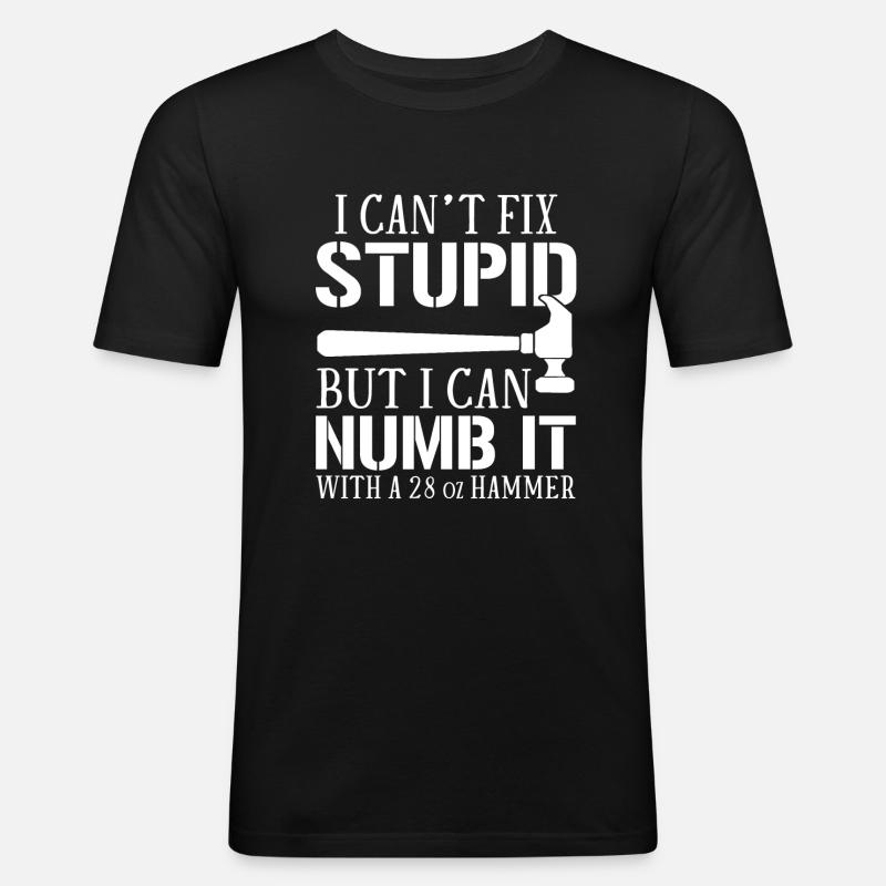 Carpenter Carpentry - Men's Slim Fit T-Shirt - black