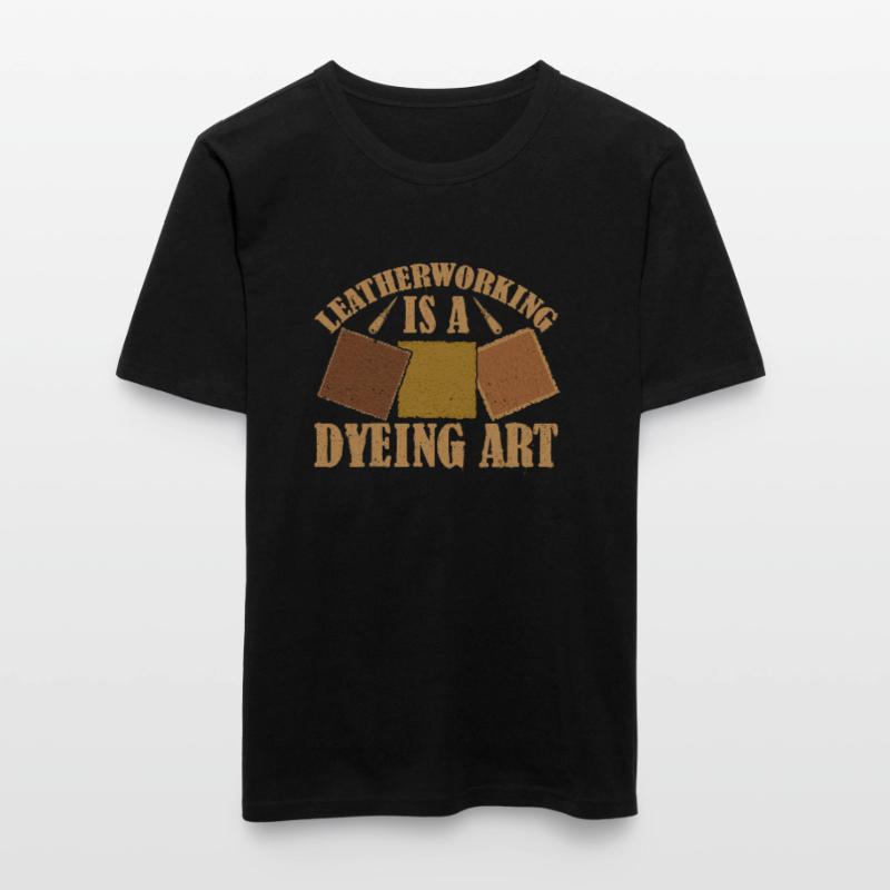 Leatherwork Leatherworking Leatherworker Men's Slim Fit T-Shirt