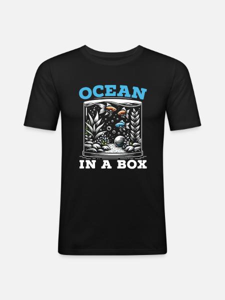 Aquarists Aquarists - Men's Slim Fit T-Shirt - black