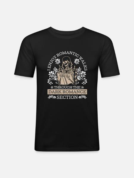 Dark Romance Smut Reader - Men's Slim Fit T-Shirt - black