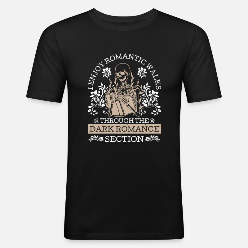 Dark Romance Smut Reader - Men's Slim Fit T-Shirt - black
