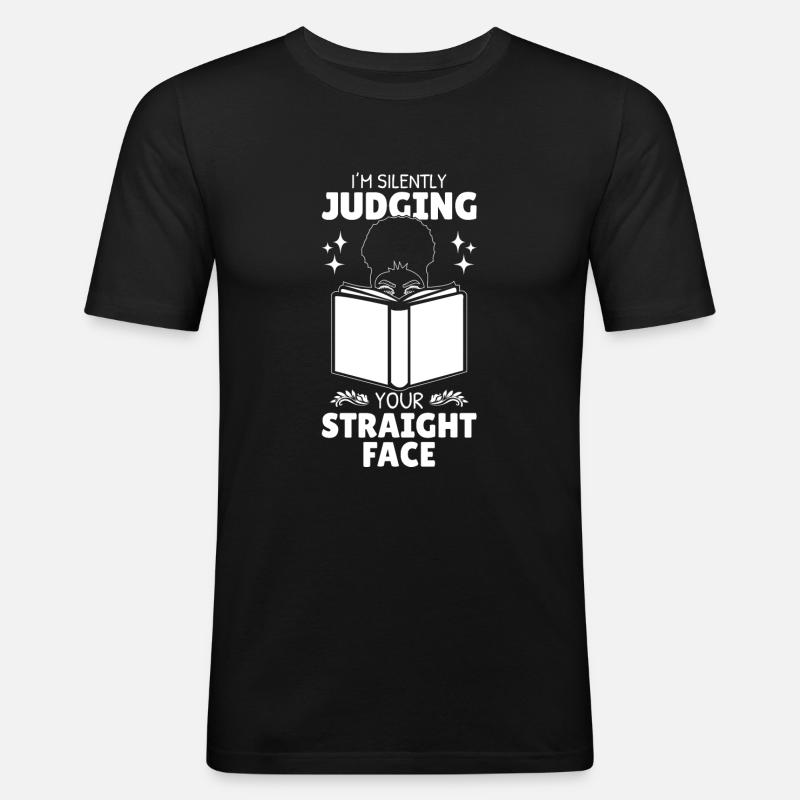 Dark Romance Smut Reader - Men's Slim Fit T-Shirt - black