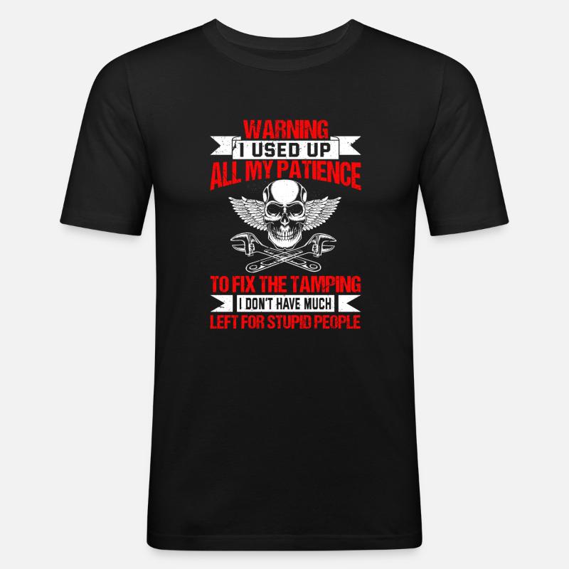 Maintenance tech - Men's Slim Fit T-Shirt - black