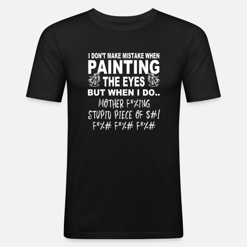 Tabletop Wargaming Miniatures Painter - Men's Slim Fit T-Shirt - black