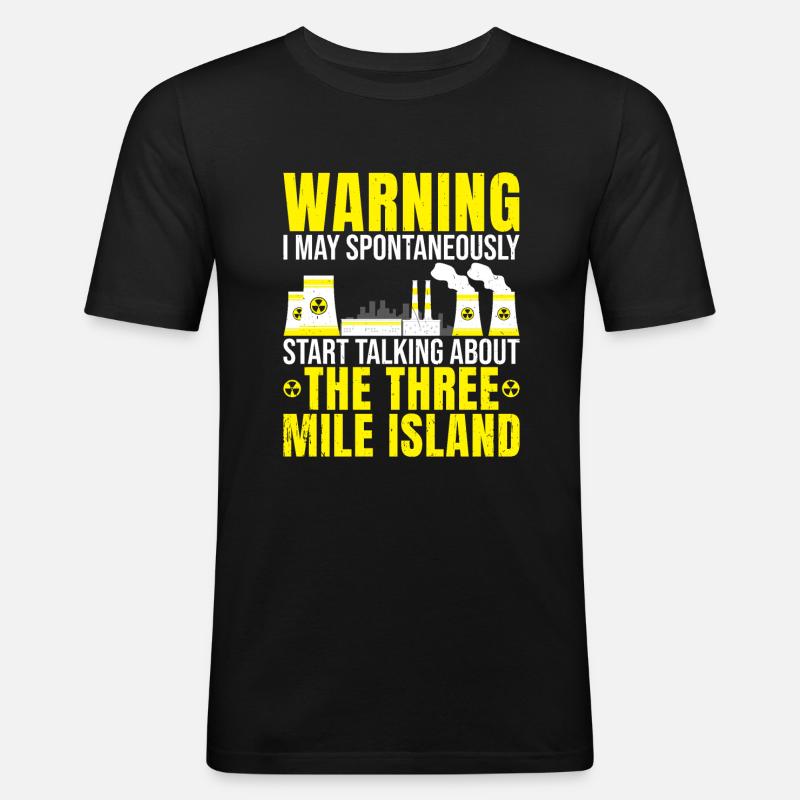 Nuclear engineering engineer - Men's Slim Fit T-Shirt - black