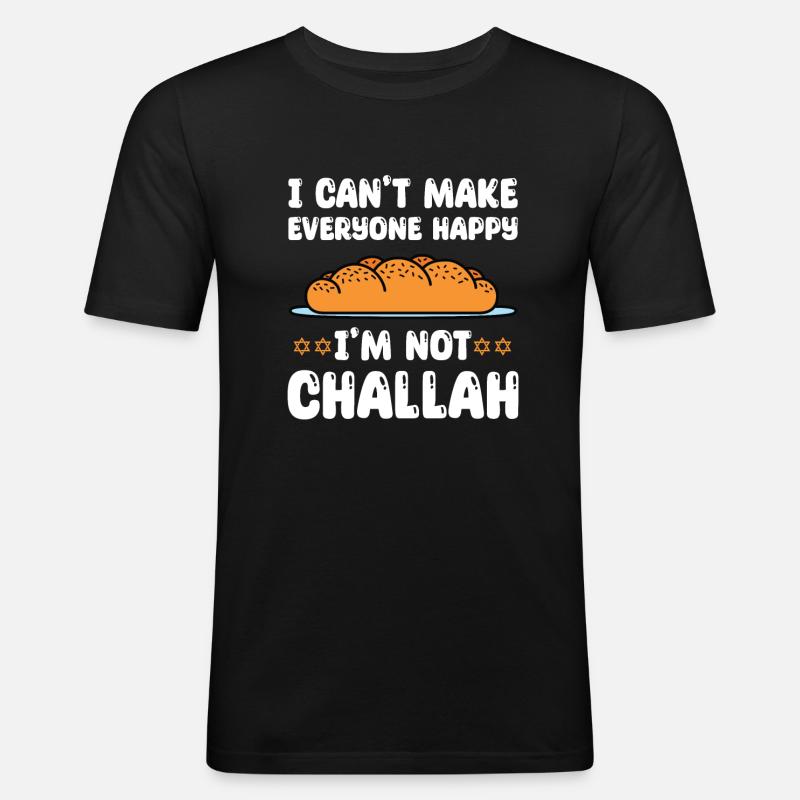 Challa - Männer Slim Fit T-Shirt - Schwarz