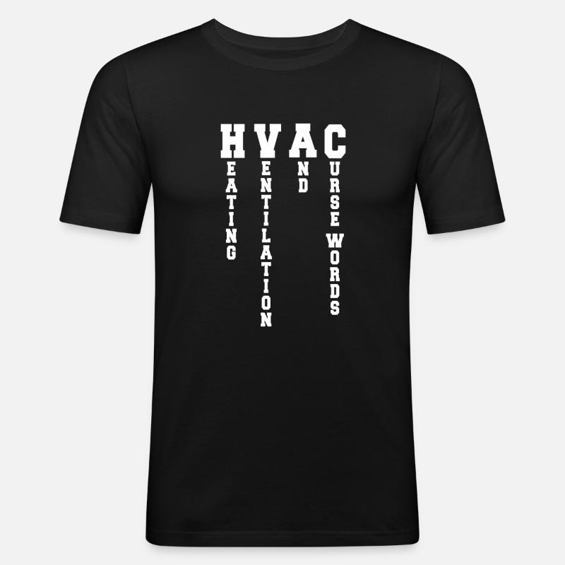Lustiges Hlk-techniker-design - Männer Slim Fit T-Shirt - Schwarz