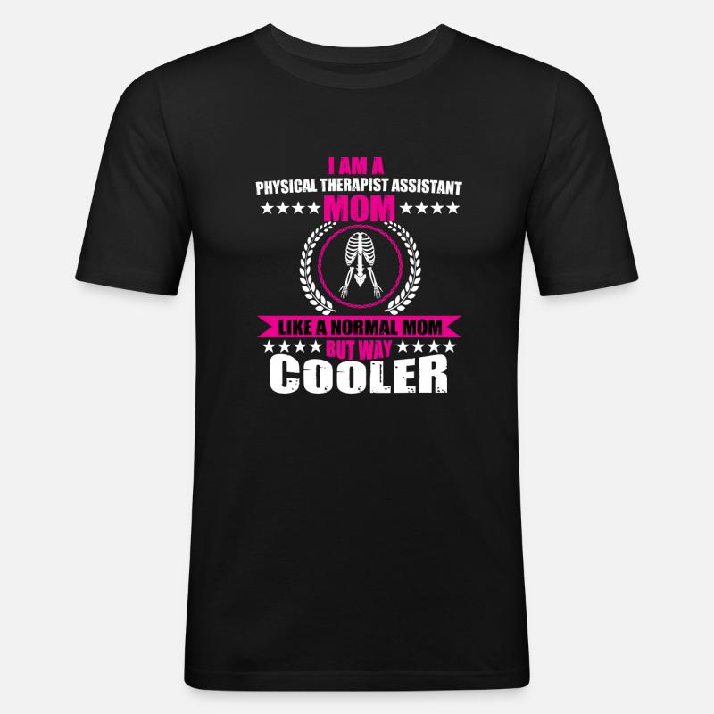 Physiotherapeutin Assistentin Mutter - Männer Slim Fit T-Shirt - Schwarz