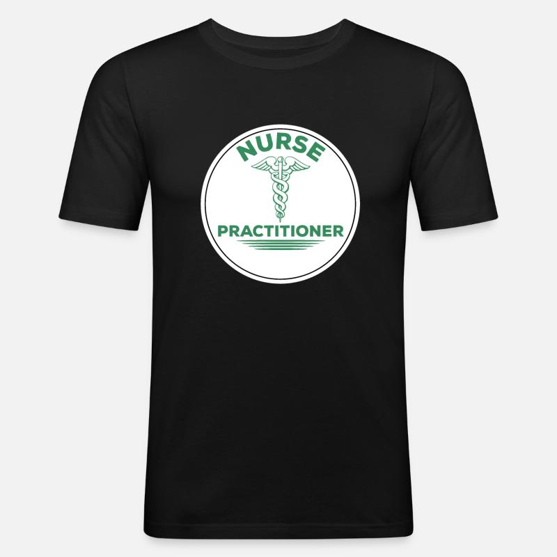 Advanced Practice Nurse - Männer Slim Fit T-Shirt - Schwarz