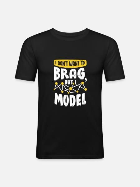 Funny Data Scientist Gift - Men's Slim Fit T-Shirt - black