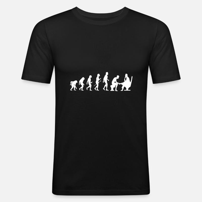 Evolution Podiatologist Nail Designer - Men's Slim Fit T-Shirt - black
