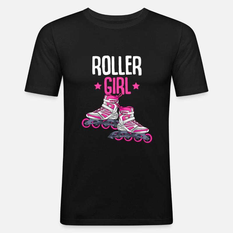 Inline Skates Inline Skating Inline Skater - Männer Slim Fit T-Shirt - Schwarz