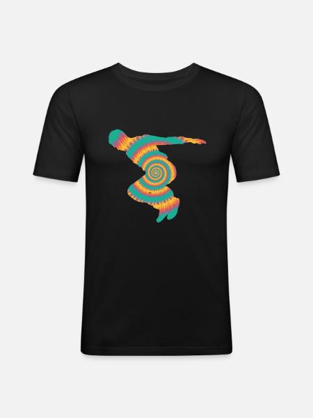Parkour - Men's Slim Fit T-Shirt - black