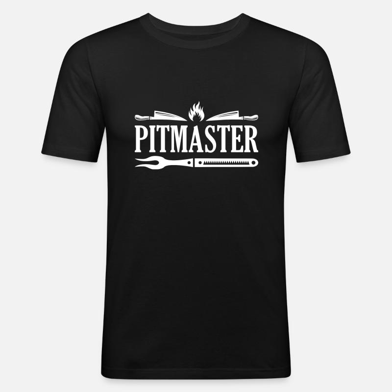 Pitmaster - Men's Slim Fit T-Shirt - black