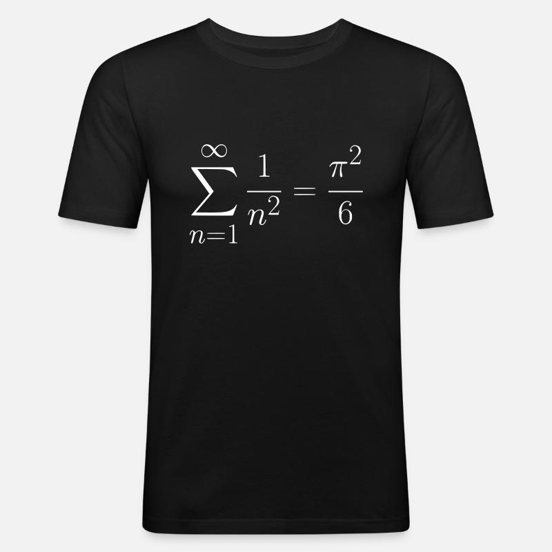 Das Baseler Problem Geschenk Idee - Männer Slim Fit T-Shirt - Schwarz