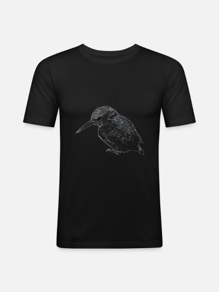 kingfisher - Men's Slim Fit T-Shirt - black