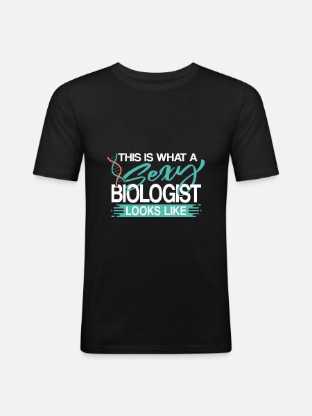 Gifts for biologists - Men's Slim Fit T-Shirt - black