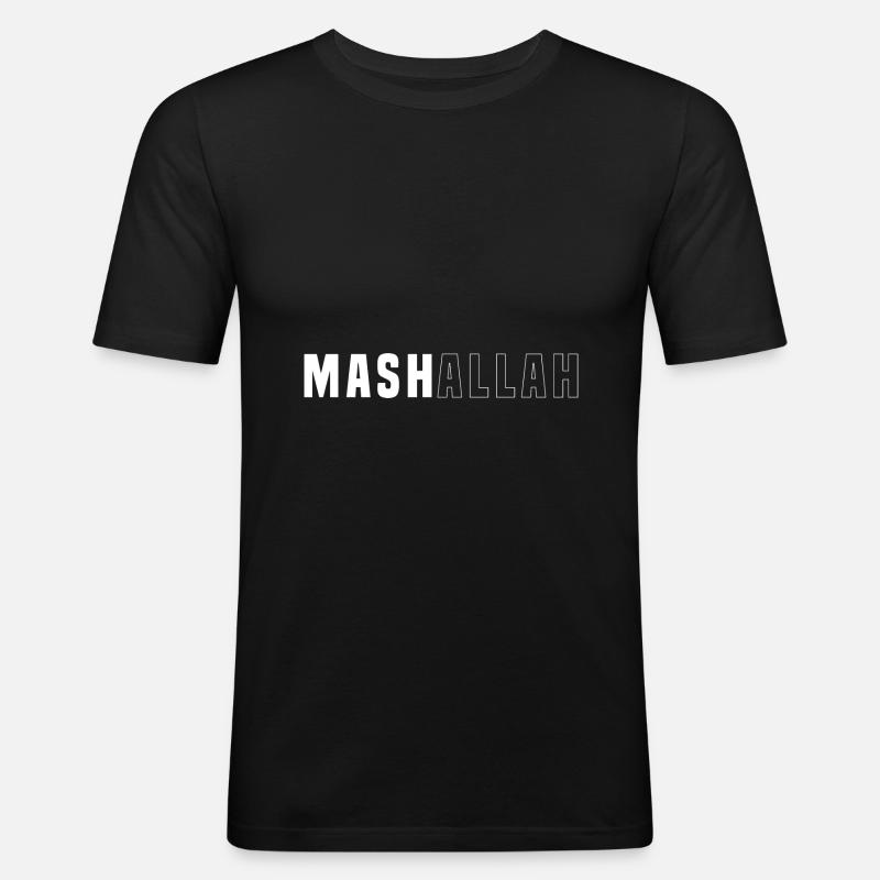 Araber - Männer Slim Fit T-Shirt - Schwarz
