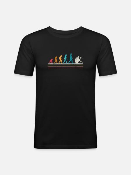 Fotograf Evolution - T-shirt près du corps Homme - noir