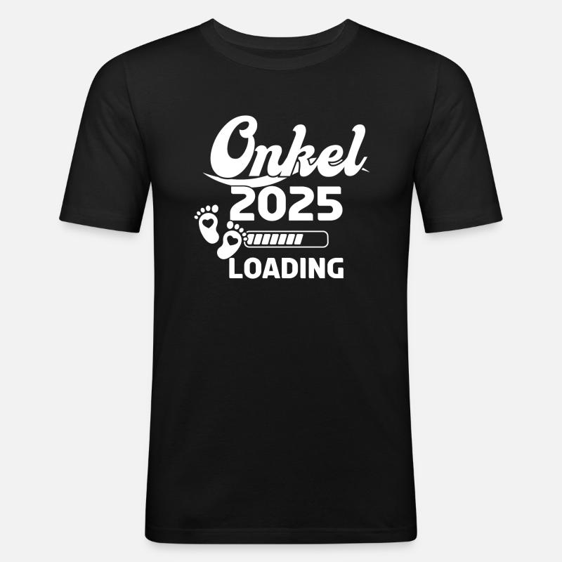 Uncle 2025 Loading - Men's Slim Fit T-Shirt - black