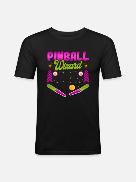 Flipper-Assistent - Flipper - Männer Slim Fit T-Shirt - Schwarz