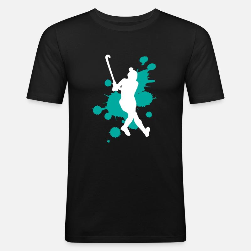 Creative Paint Splashes Art Explosion - Men's Slim Fit T-Shirt - black