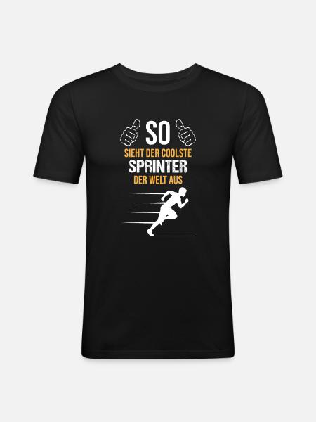 Sprinter Elite Endurance Sport - Men's Slim Fit T-Shirt - black