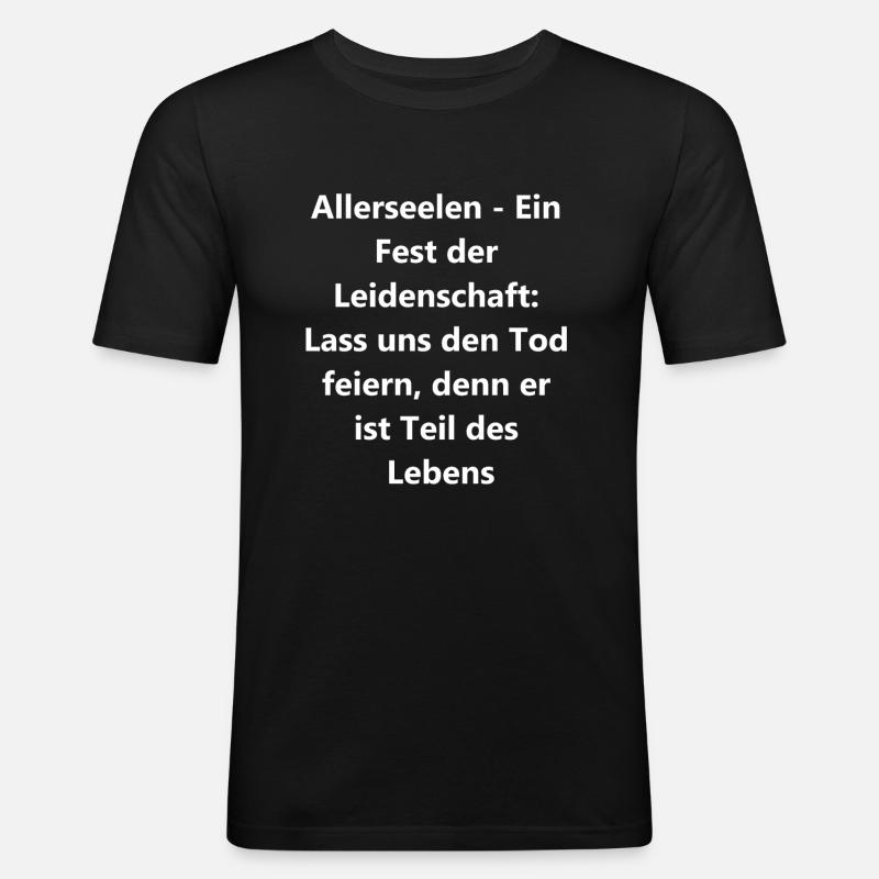 Commemorative gift idea - Men's Slim Fit T-Shirt - black