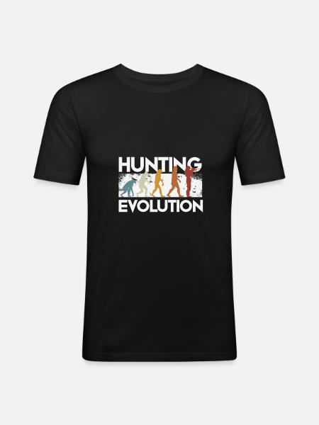 Hunter Evolution - Men's Slim Fit T-Shirt - black