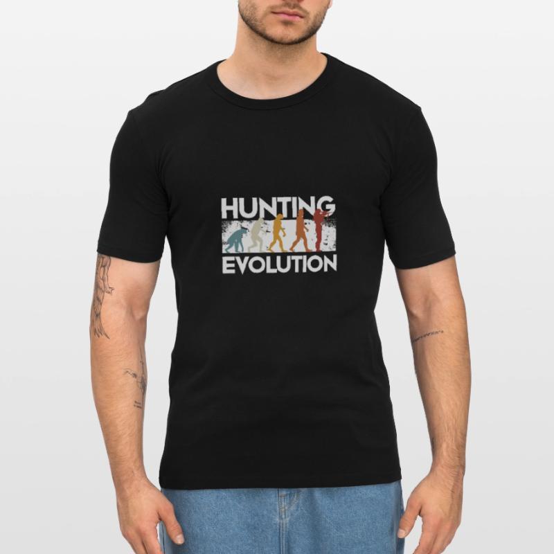 Évolution des chasseurs T-shirt près du corps Homme