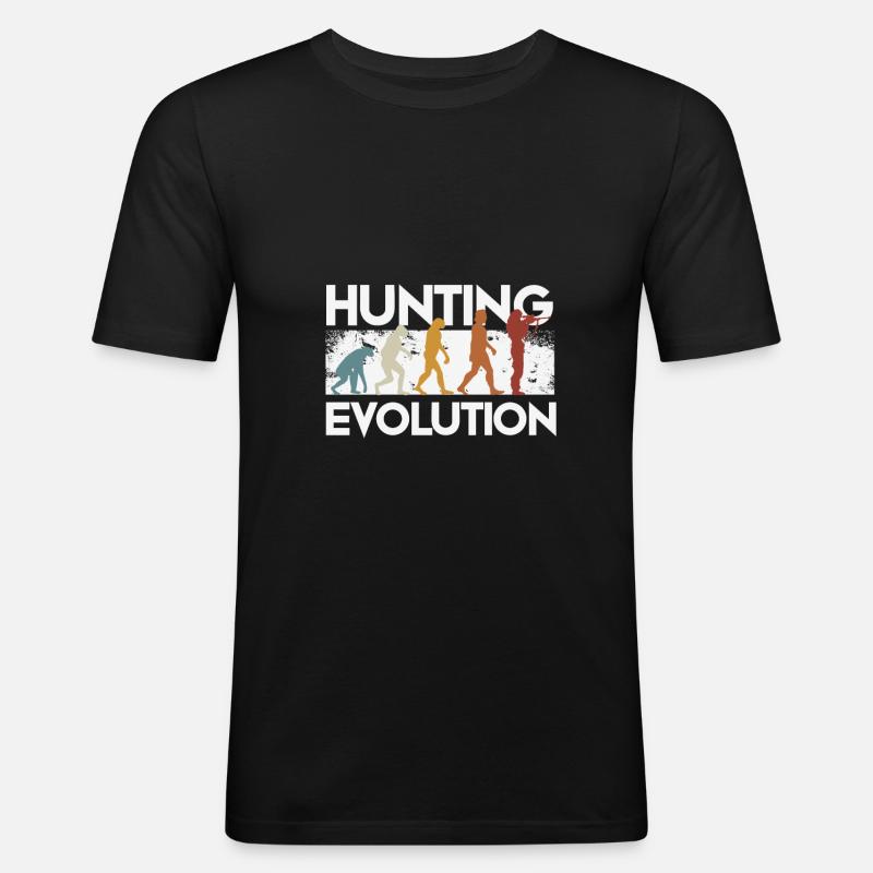 Hunter Evolution - Men's Slim Fit T-Shirt - black