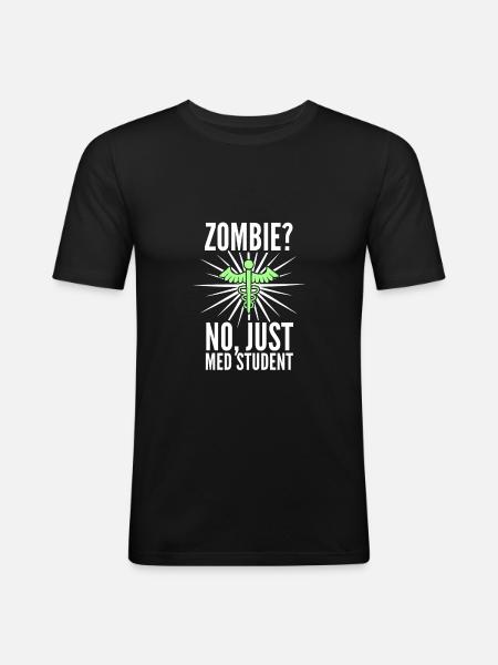 Medical student funny gift - Men's Slim Fit T-Shirt - black