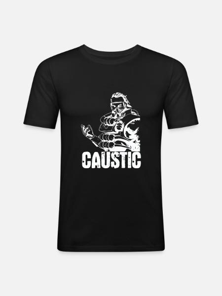 Caustic - Men's Slim Fit T-Shirt - black