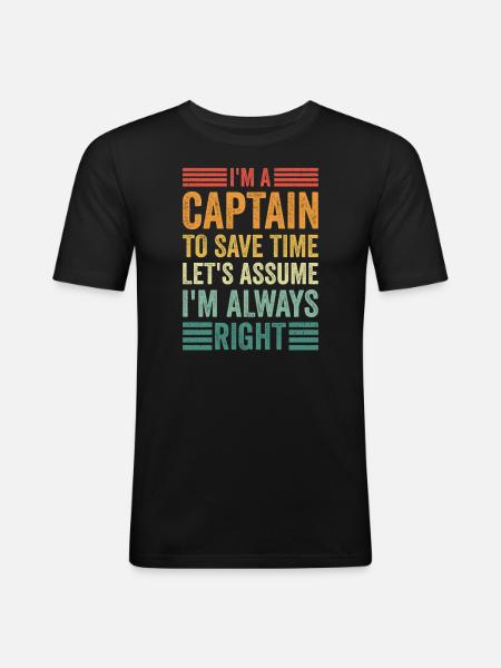 Schlepper Schleppboot Tug Life - Men's Slim Fit T-Shirt - black