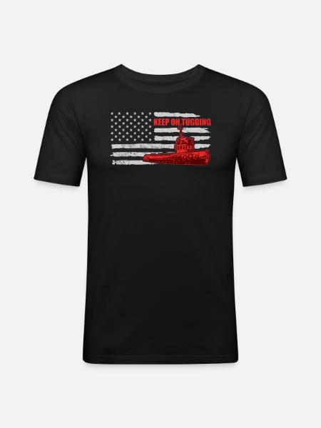 Schlepper Schleppboot Tug Life - Men's Slim Fit T-Shirt - black