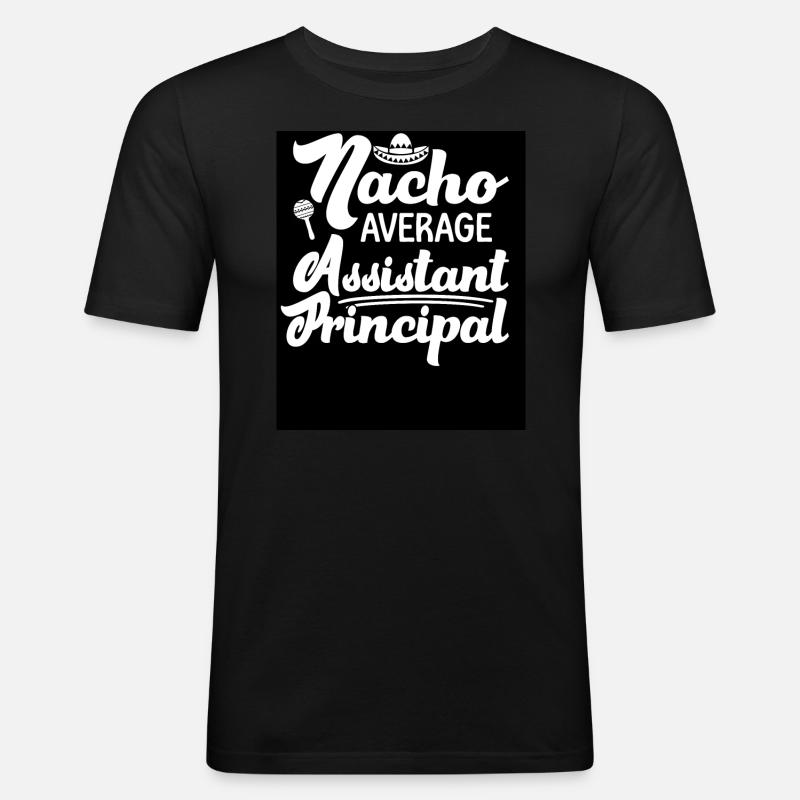 Vizedirektor Stellvertretender Schulleiter Mexiko - Männer Slim Fit T-Shirt - Schwarz