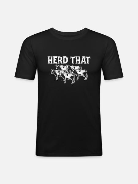 Farmer Farmer - Men's Slim Fit T-Shirt - black