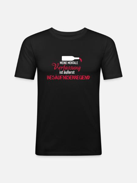 Besäufniserregend - Männer Slim Fit T-Shirt - 