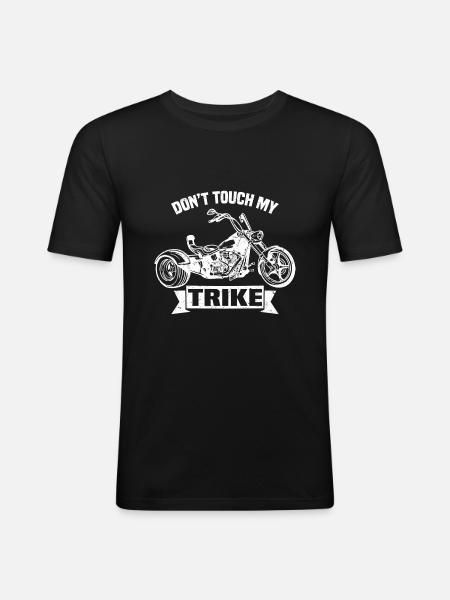 Trike - Men's Slim Fit T-Shirt - black