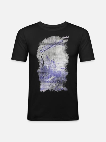 Königsberg Kaliningrad - Men's Slim Fit T-Shirt - black