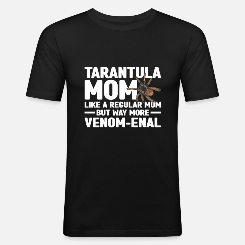 Tarantula - Männer Slim Fit T-Shirt - Schwarz